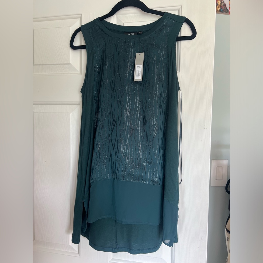 Green Maternity Top - Sparkly